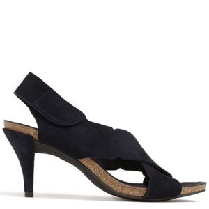 PEDRO GARCIA Cork PLATFORM SLINGBACK SANDALS